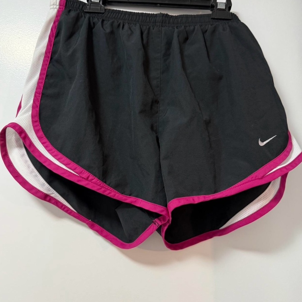 Nike Dry Fit Black and Pink Running Shorts